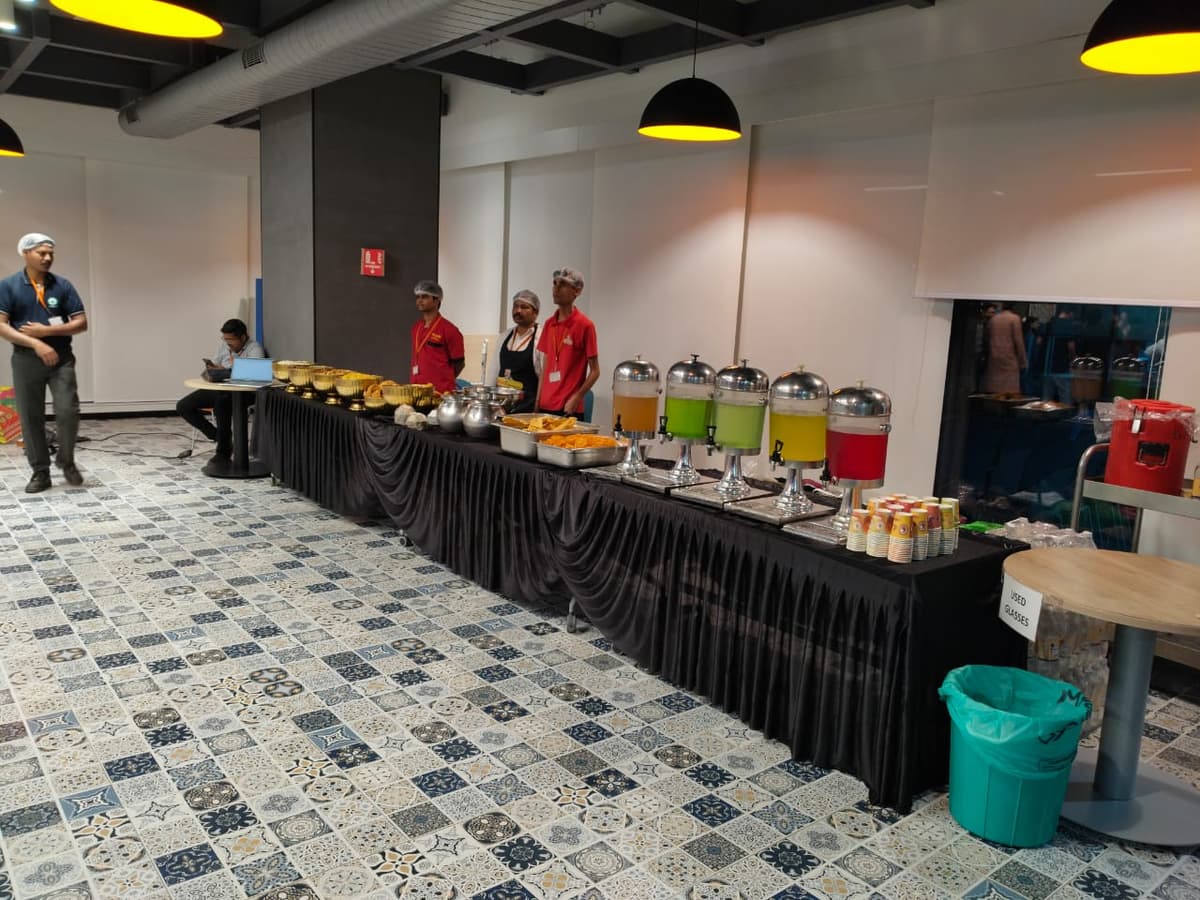 Corporate catering service