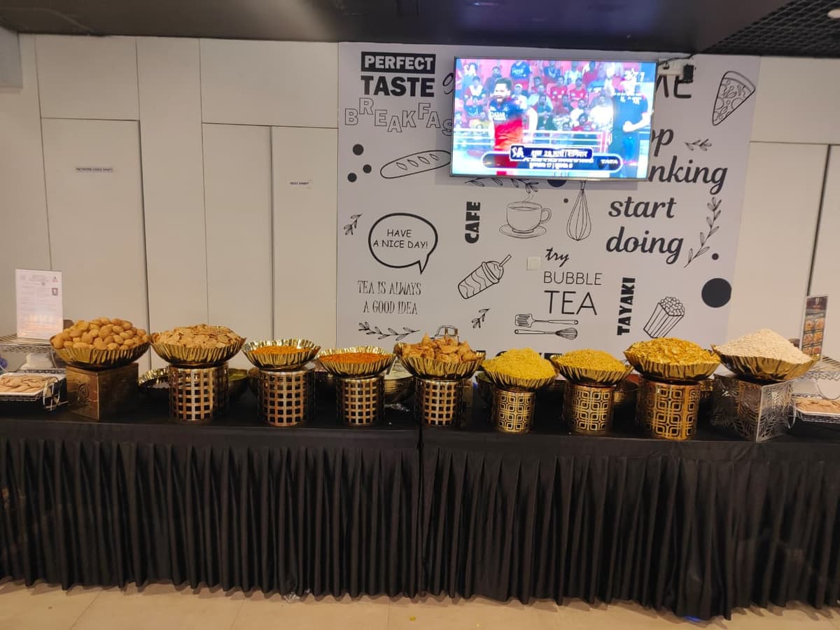 Chaat counter