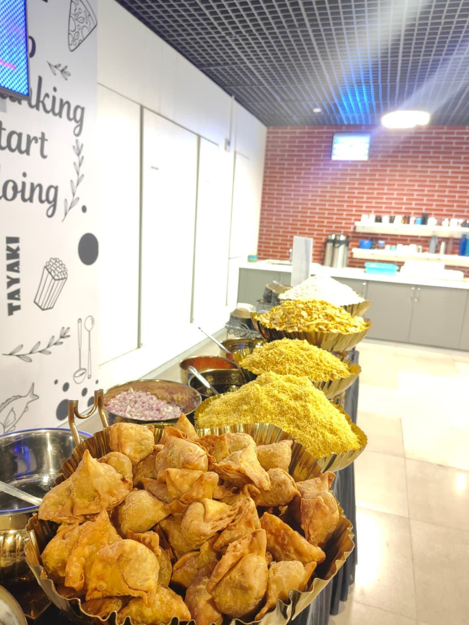 Chaat counter