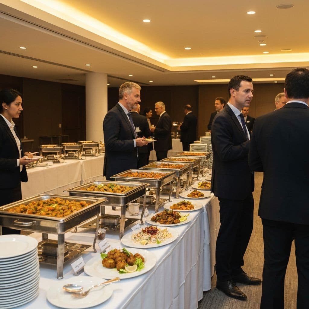 Live catering counter